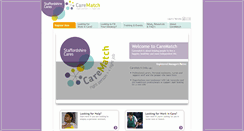 Desktop Screenshot of carematch.org.uk