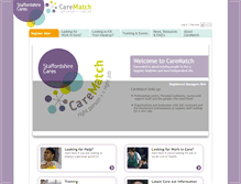 Tablet Screenshot of carematch.org.uk